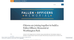 Desktop Screenshot of fallenofficersmemorial.com