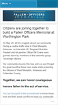 Mobile Screenshot of fallenofficersmemorial.com